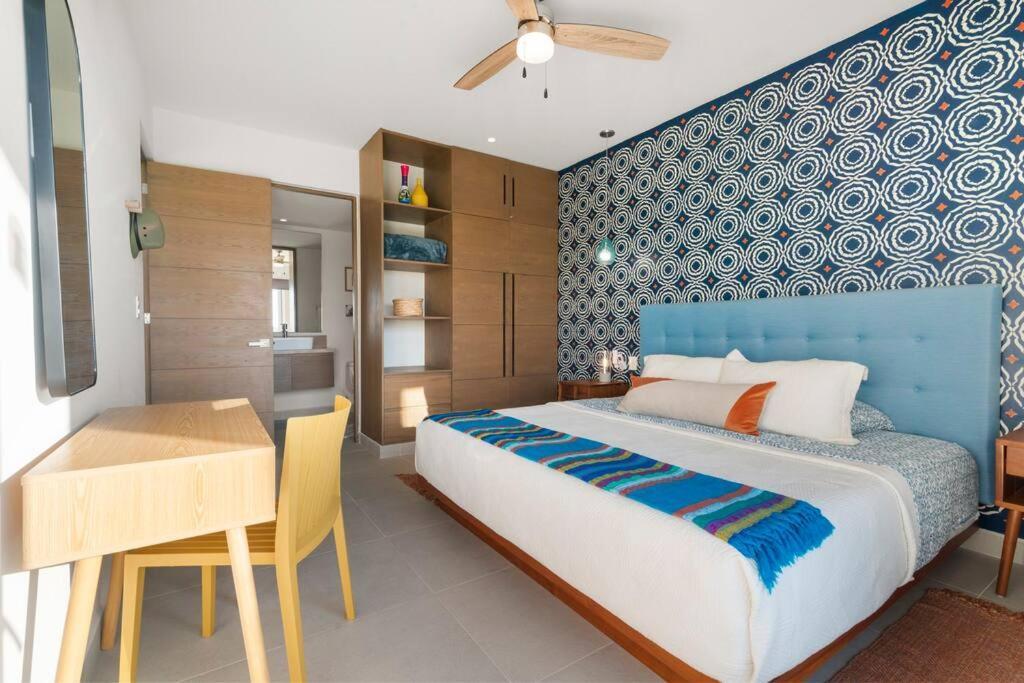3 Bedroom Luxury Condo Next To Beach & Pools, Ac And Internet أكومال المظهر الخارجي الصورة
