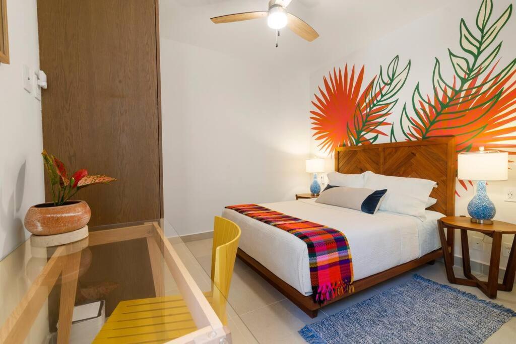 3 Bedroom Luxury Condo Next To Beach & Pools, Ac And Internet أكومال المظهر الخارجي الصورة